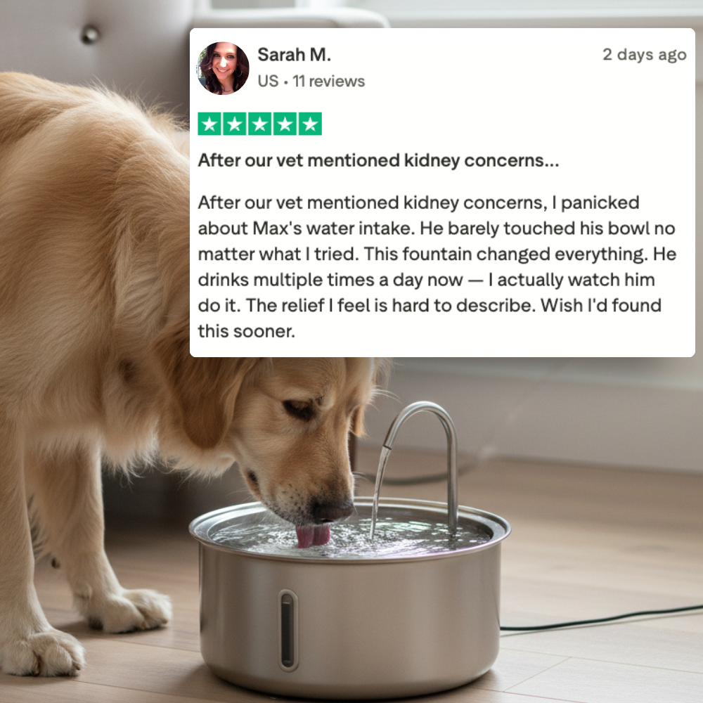 The PurePaw™ Hydration Fountain